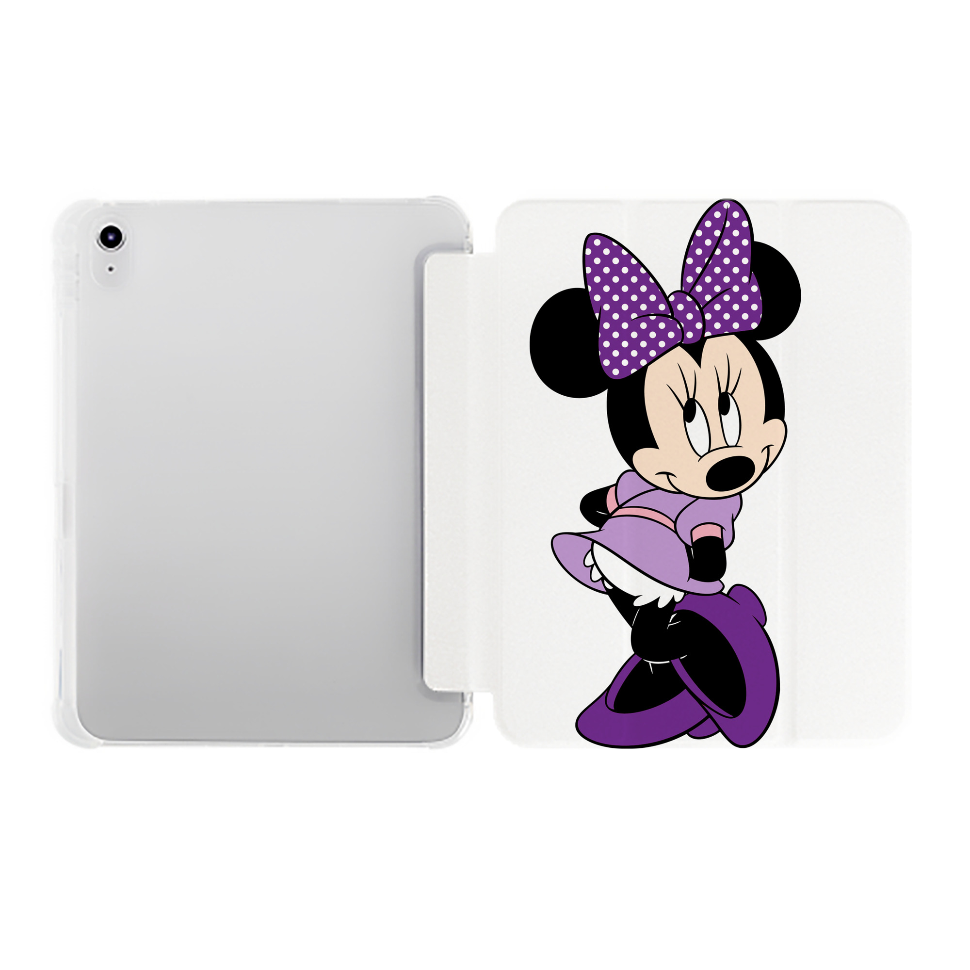 （画像用） ミッキーマウス Mickey Mouse IPad ケース ペン収納付き 三つ折りスタンド PUレザー×シリコン 対応機種9.5/10.5/10.9インチ